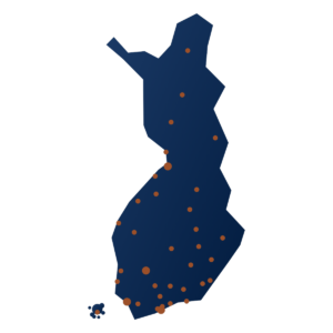 suomen kartta kaupungit ikoni